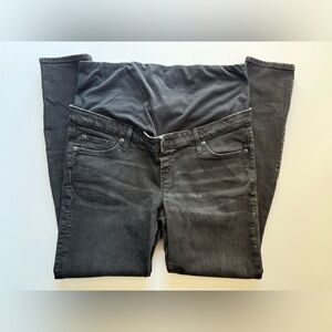 GAP Women's Dark Gray Maternity Jeans 🤰🏻🤱 94% COTTON ✅